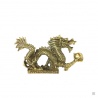 Dragon impérial sur socle nuage en cuivre (L13cm)