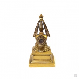 Stupa en laiton (h19cm)