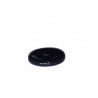 Socle porcelaine ovale noire 3.8*3cm