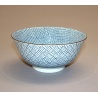 Bol à soupe BLUE MiX kago en porcelaine japonaise (d15.5cm)