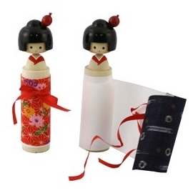 Kokeshi MESSAGE dOLL rouge (h14.5cm)