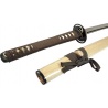 Katana forgé main MOKUZAi 木材 fourreau bois laqué (lame MARU) [#11GK19]