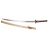 Katana forgé main MOKUZAi 木材 fourreau bois laqué (lame MARU) [#11GK19]