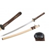 Katana forgé main MOKUZAi 木材 fourreau bois laqué (lame MARU) [#11GK19]